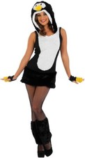 Cute Women`s Penguin Costume S - XL Ladies Animal Christmas Halloween Outfit picture