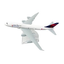 1/400 Scale 16cm Delta B747 Alloy Plane Model  Alloy Diecast Plane Model Decor picture