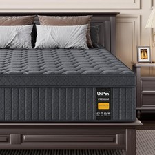 Firm Queen Size 10Inch Hybrid Mattress in a Box Fiberglass Free Lumbar Support picture