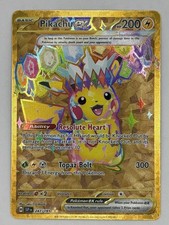 The Pokémon Company Pikachu ex 247/191 Sv08 Surging Sparks Holo Hyper Rare MINT picture