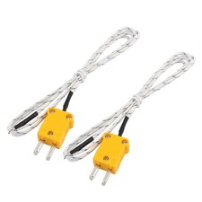 2PCS,K Type 500C Wire Lead Measuring Thermocouple Sensor 1M 3.3Ft picture