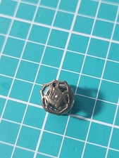 Vtg Freemason Masonic Square Compass Logo Screw Back Gold Tone Lapel Pin picture