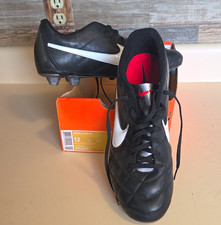 Nike Tiempo Rio FG Soccer Cleats Black/White Mens US 12 Medium (B,M) picture