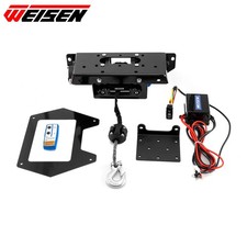 UTV 4500lb Electric Winch Mount Combo Kit For Polaris RZR PRO XP/XP 4 2020-2026 picture