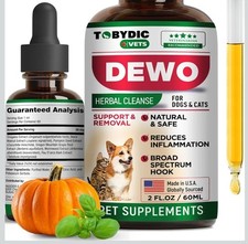 Natural plant-based herbal drops that help expel parasites. Deworms dogs & cats. picture