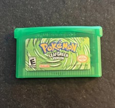 Pokemon Leaf Green Version Cartridge for Game Boy Advance (GBA) Tested & Saves picture
