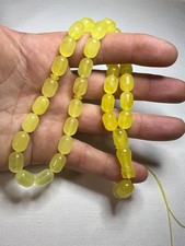 Natural Ukraine amber g ISLAMIC 33+3 PRAYER ROSARY BEADS Tasbih Misbaha gift picture
