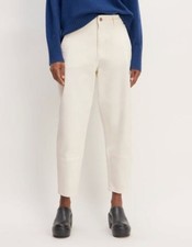Everlane The Utility Barrel Pant Bone Size 2 Tall NWT picture