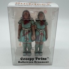 Tree Buddees Creepy Twins Halloween Ornament NWT The Shining Scary Horror Resin picture
