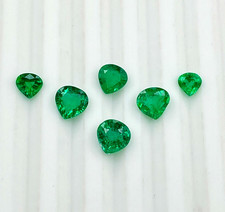 3.39 carats Natural Zambian Emerald Pears Certified Loose Gemstone picture