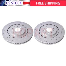 New For Maserati Ghibli Quattroporte Front Brake Rotors set of 2 670030935 picture