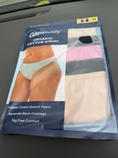 GapBody Women’s Organic Cotton Bikini Panties 5-Pack, Medium picture