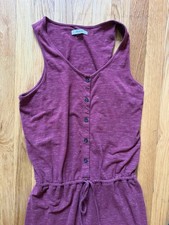 Madewell Maroon Romper Women’s Small  picture