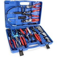 16-Piece Hose Clamp Pliers Set for Automotive Repairs picture