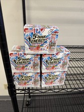 Lot of 5 - 5-Hour Energy Firework Frenzy Sugar Free 6 Per Pack Exp 3/28 (30) picture