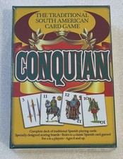 Pressman CONQUIAN The Traditional South American Card Game Ages 8+ 2-4 Players picture