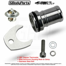 86-87 Grand National GNX TTA 160* Thermostat Billet Aluminum Housing Bracket Kit picture