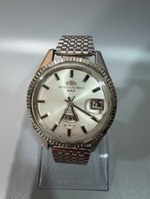 Rare Orient Weekly Auto AAA Swimmer Automatic Vintage Men's Watch 85416-1B 25J D picture