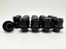 20Pc 12x1.25 For Nissan Infiniti Black OEM Factory Style Replacement Mag Lug Nut picture