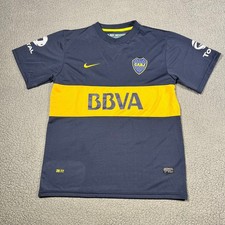 Nike Boca Juniors Jersey 2013/2014 Mens XL Soccer BBVA Dri Fit Blue Gorpcore picture