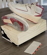 DEADSTOCK 1986 NIKE AIR JORDAN 2 ~ MADE IN ITALY ~ NEW, NEVER WORN, COMPLETE SET picture