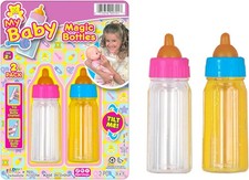 Ja-Ru Magic Baby Doll Bottles, 1 Milk Bottle and 1 Juice Bottle picture