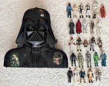 VTG 1977-1984 Star Wars: 27 Figures + Darth Vader Case, Some Accessories picture