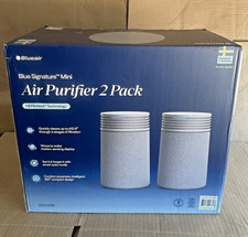 Blueair Blue Signature Mini Air Purifier 2 Pack HEPASilent Technology Open Box picture
