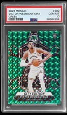 2023-24 Panini Mosaic - City Edition Victor Wembanyama Green Mosaic Prizm (RC) picture