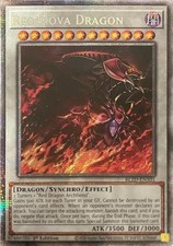 *** RED NOVA DRAGON *** 1ST EDITION STARLIGHT RARE BLZD-EN101 YUGIOH picture