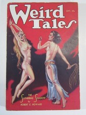 Weird Tales Sept. 1933 VG Popular Howard Slithering Shadow & Brundage Cover picture