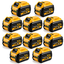 SANIU 9.0Ah 20V/60V 10-PACK Li-Ion Repl. for DeWalt DCB606 612 609 Tools Battery picture
