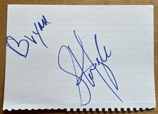 Aerosmith's Steven Tyler  Early 90's in-person Autograph picture