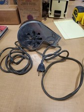 Vintage Electric Hair Dryer Silver/Black with Power Cord picture