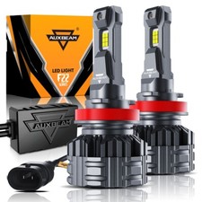 AUXBEAM H11 LED Headlight Kit Low Beam Bulb 6500K Super Bright White 110W Canbus picture
