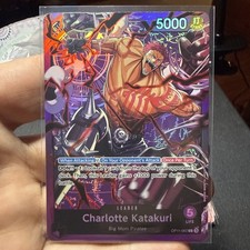 Bandai Charlotte Katakuri Holo Alternate Art OP11-062 Leader EN 5000 Power picture