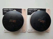 Lot Of 2 Milani Conceal + Perfect Shine Proof Powder 01 Fair New Sealed picture