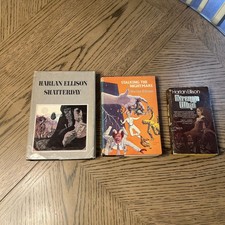 HARLAN ELLISON lot of 3 vintage books: Shatterday, Nightmare, Strange Wine picture