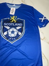 Scotland Soccer Jersey Shirt Medium Fan Jersey FIFA World Cup World Wide Apparel picture