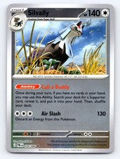 Silvally 070/084 Rare Pitch Black Pokemon Reverse Holo Near Mint picture