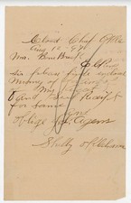 1897 Cloud Chief Oklahoma Territory Letter to El Reno OK  Shelly  Bonebreak OK picture