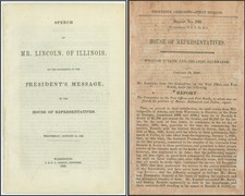 141 Abraham Lincoln Historical Notices & Newspapers Clippings (1830-1858) on DVD picture