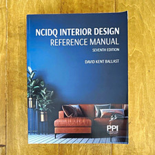 NCIDQ Interior Design Reference Manual 7th Ed David Kent Ballast PPI 2019 picture