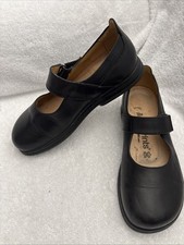 Footprints By Birkenstock Black Classic Leather Mary Jane Shoes, 36  US 5-5.5 picture