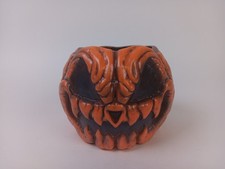 Spooky Empire Pumpkin The Shrunken Monkey Tiki Mug Halloween Horror Head Cup picture