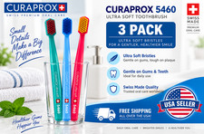 Cu-raprox CS 5460 Ultra Soft Toothbrush Genuine Swiss Dental Care - 3Count picture