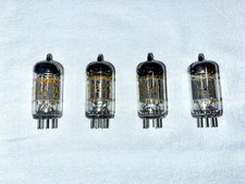 Matched Quad Mullard Blackburn 12AU7 Tubes, Gf2 NOS 1963 picture