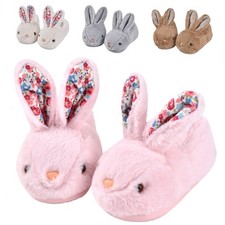 Toddler Slippers Boys Girls Little Kids House Indoor Winter Rabbit Warm Shoes picture