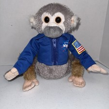 Grail Webkinz Baker Squirrel Monkey NASA Space Camp Plush HM745SC  8.5
