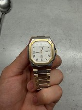VINTAGE + RARE 1982 Seiko Santos SQ100 6923-5050 Men's 34 x 37mm Day/Date Watch picture